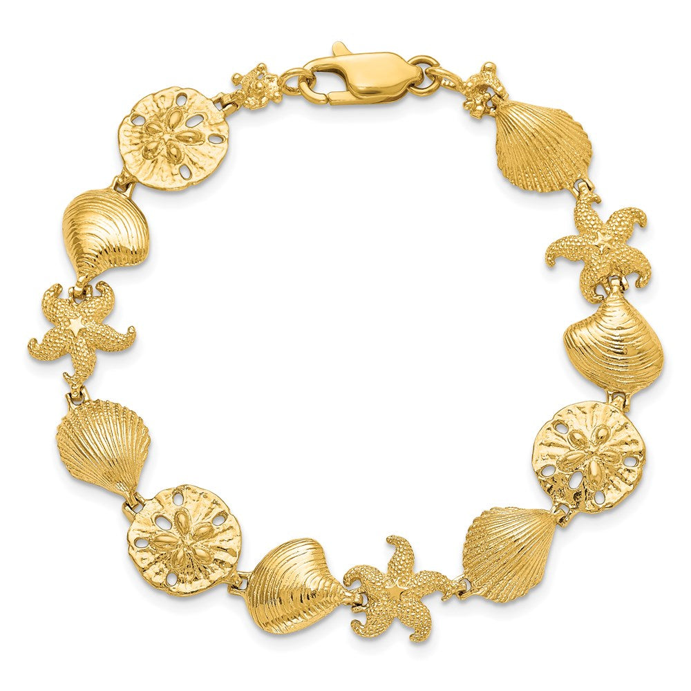 14k Sea Life Bracelet