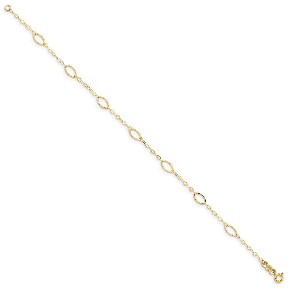 14k Oval Design Bracelet