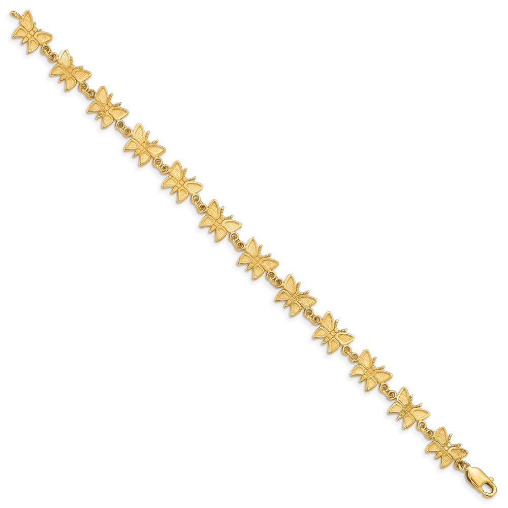 14k Butterfly Bracelet