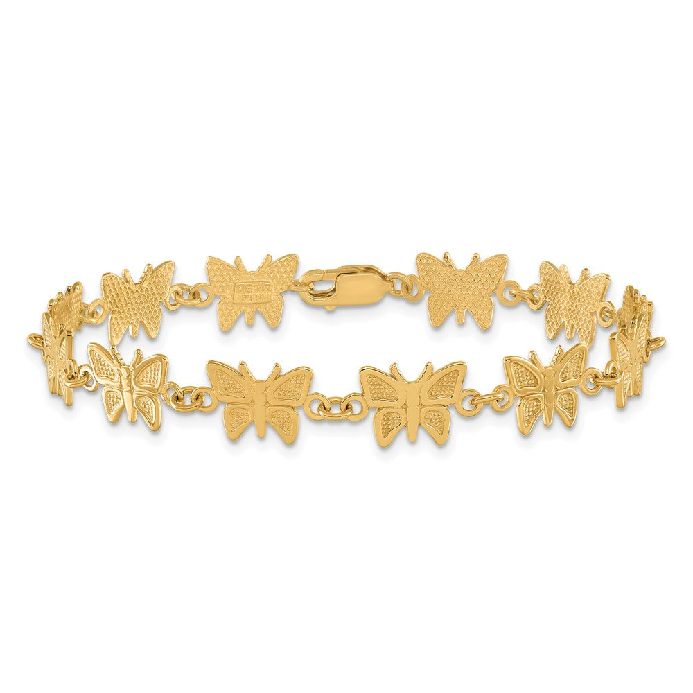 14k Butterfly Bracelet