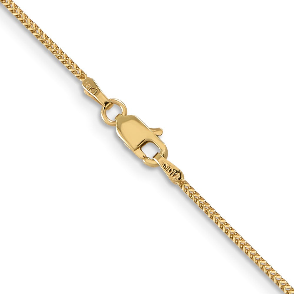 14K 16 inch .9mm Franco with Lobster Clasp Chain