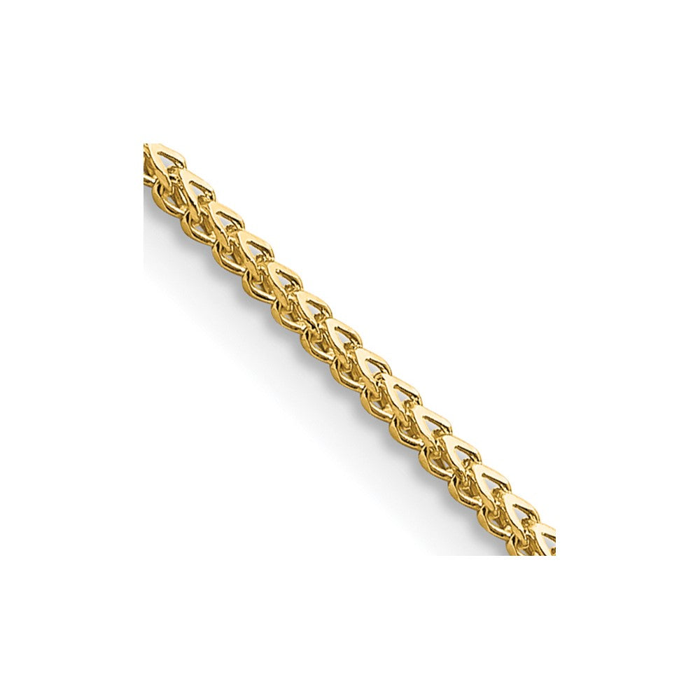 14K 24 inch 1mm Franco with Lobster Clasp Chain