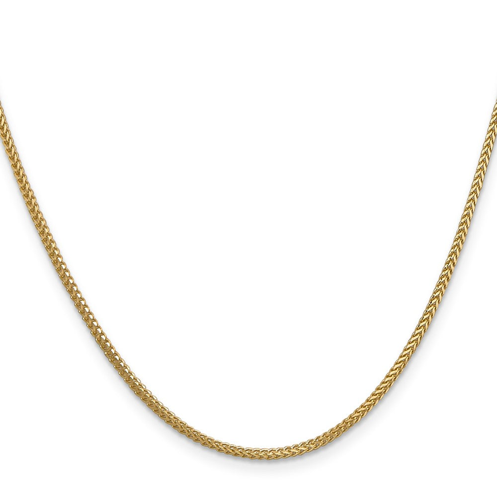 14K 30 inch 1.3mm Franco with Lobster Clasp Chain