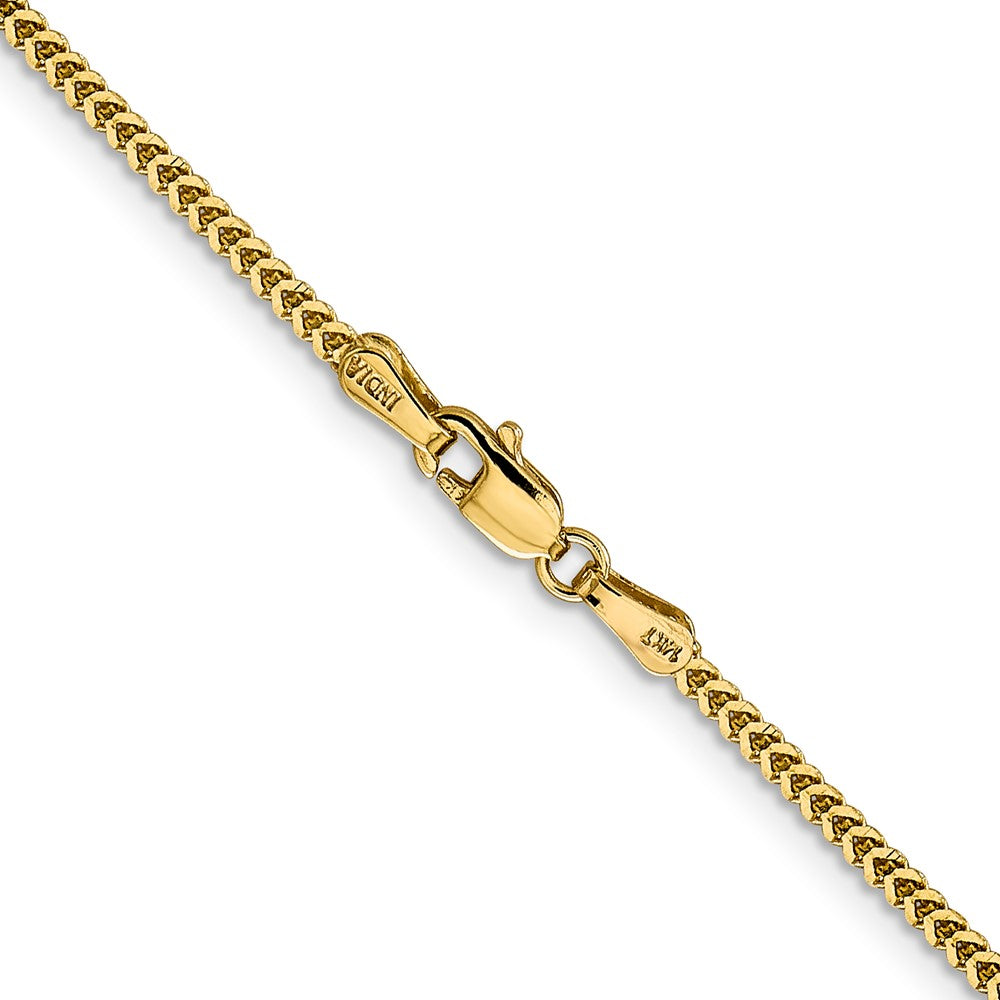 14K 30 inch 1.4mm Franco with Lobster Clasp Chain