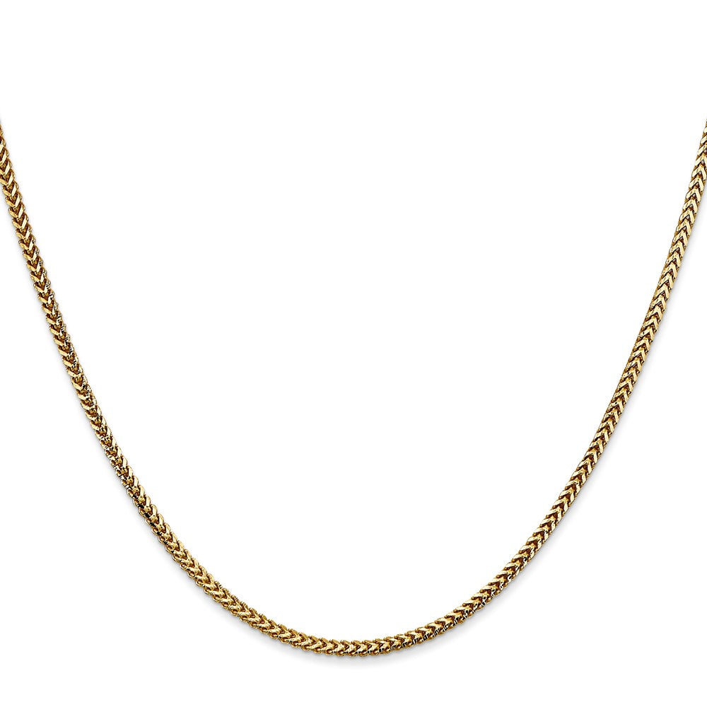 14K 18 inch 1.5mm Franco with Lobster Clasp Chain