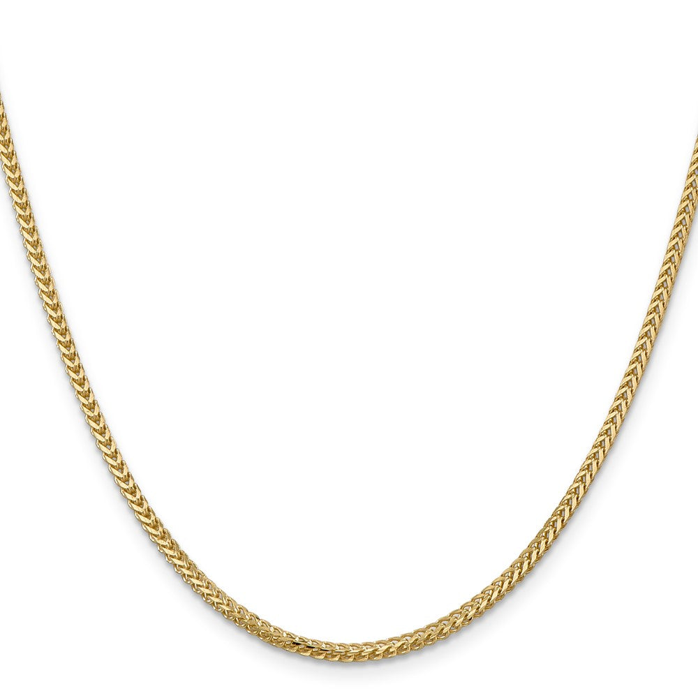 14K 24 inch 2mm Franco with Lobster Clasp Chain