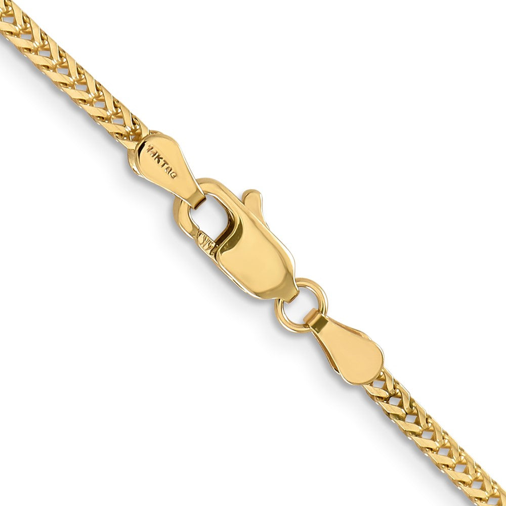 14K 24 inch 2mm Franco with Lobster Clasp Chain