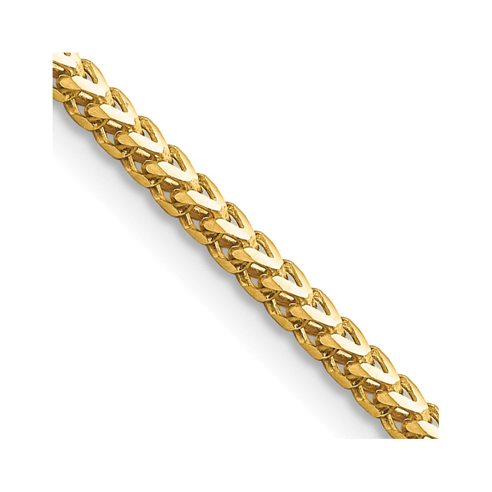 14K 24 inch 2mm Franco with Lobster Clasp Chain