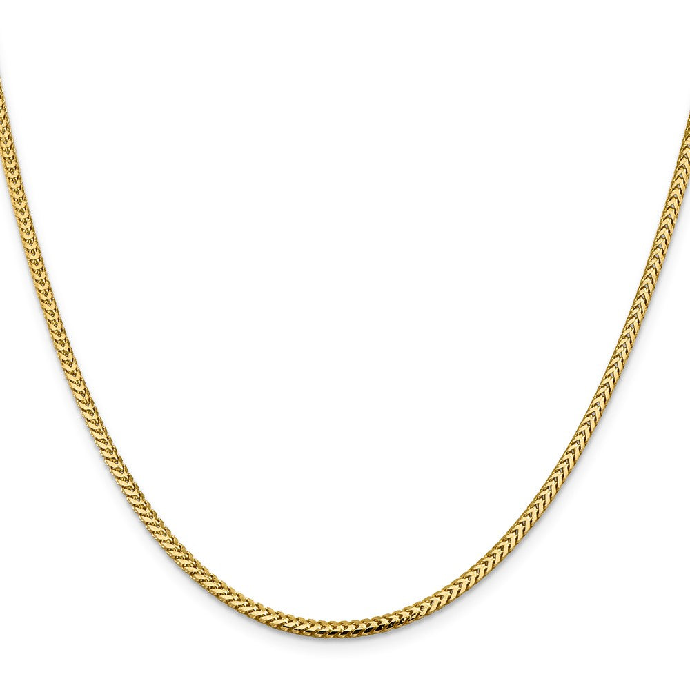 14K 18 inch 2.3mm Franco with Lobster Clasp Chain