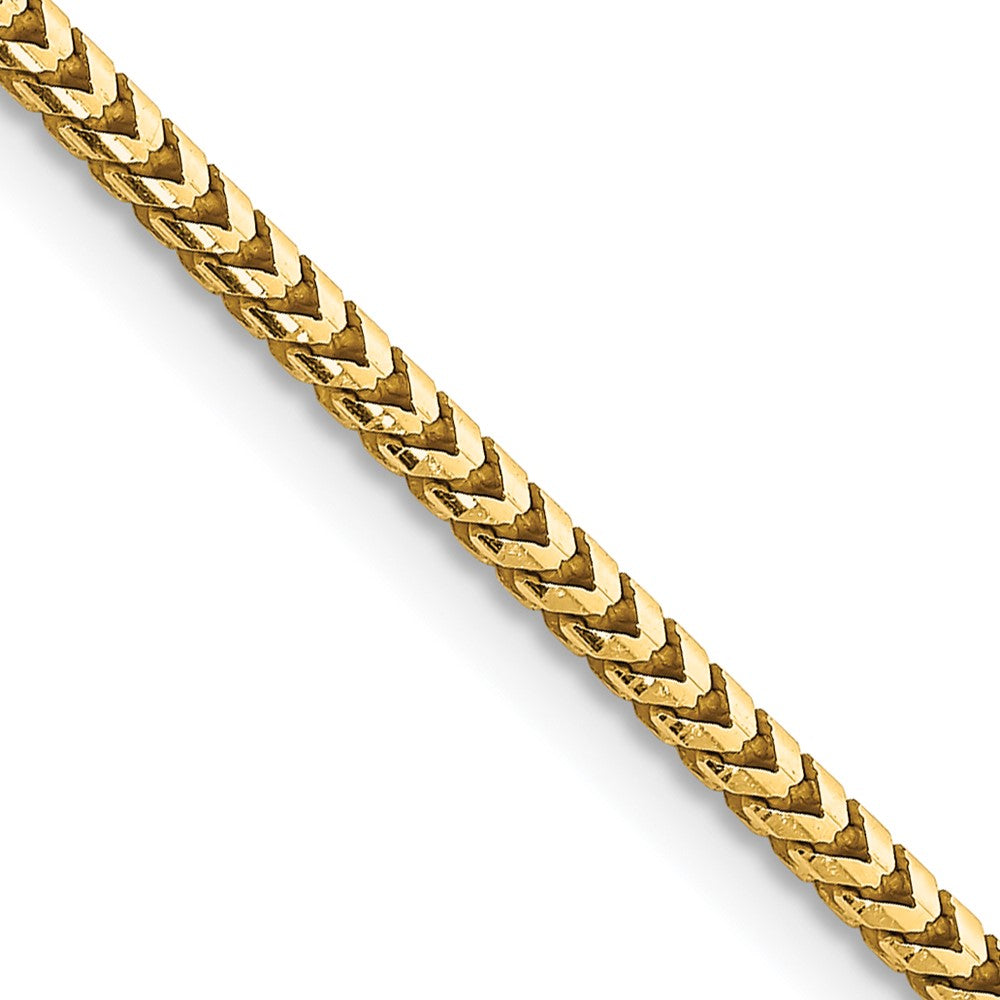 14K 16 inch 2.5mm Franco with Lobster Clasp Chain