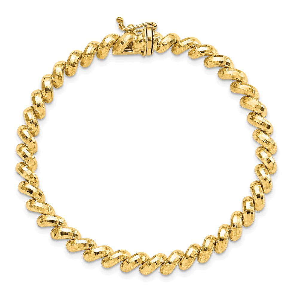 14k Faceted San Marco Bracelet