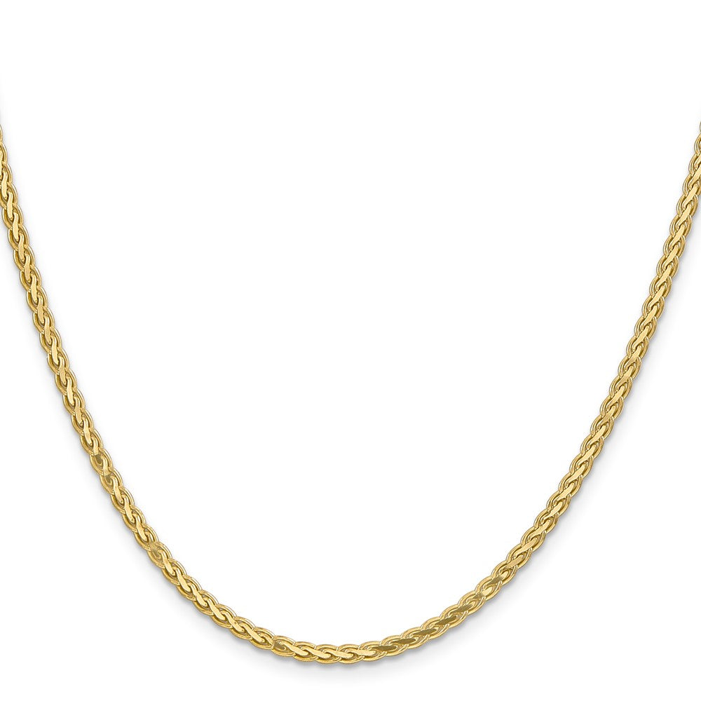 14K 20 inch 2.8mm Flat Wheat with Lobster Clasp Chain