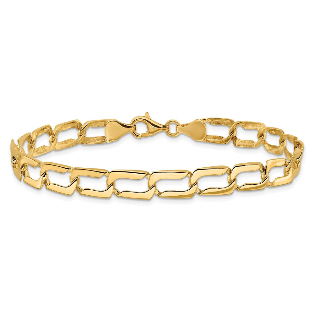 14k Polished Link Bracelet