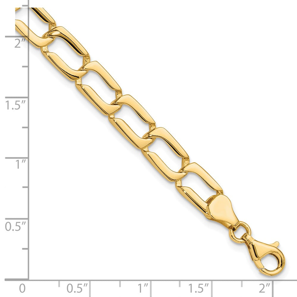 14k Polished Link Bracelet