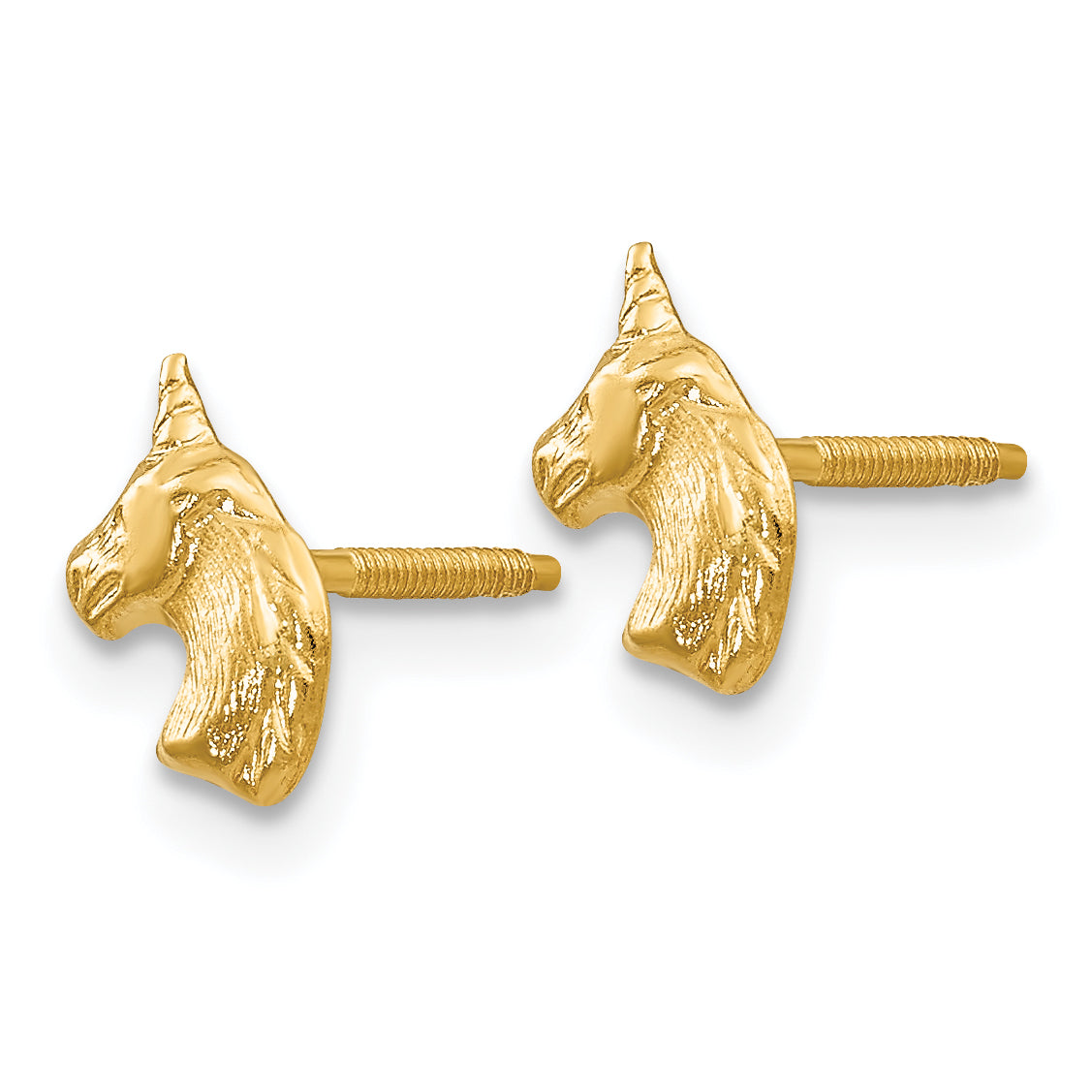 14k Madi K Unicorn Post Earrings GK578