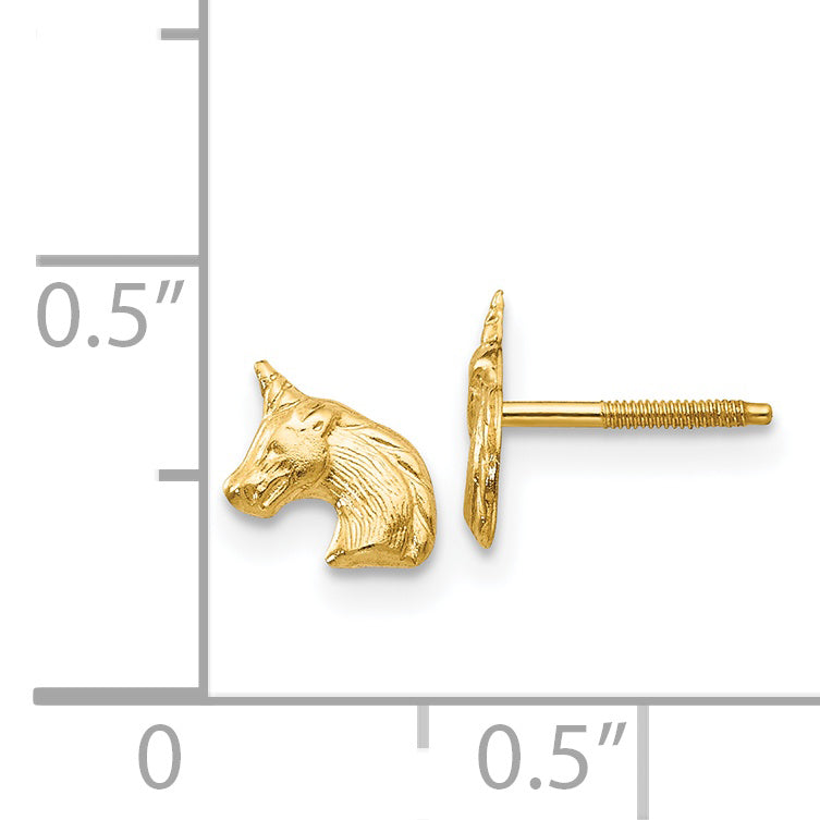 14k Madi K Unicorn Post Earrings GK578