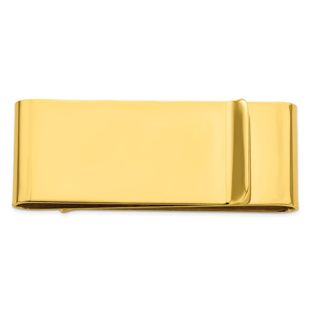 Gold-plated Kelly Waters Stainless Steel Double Fold Money Clip