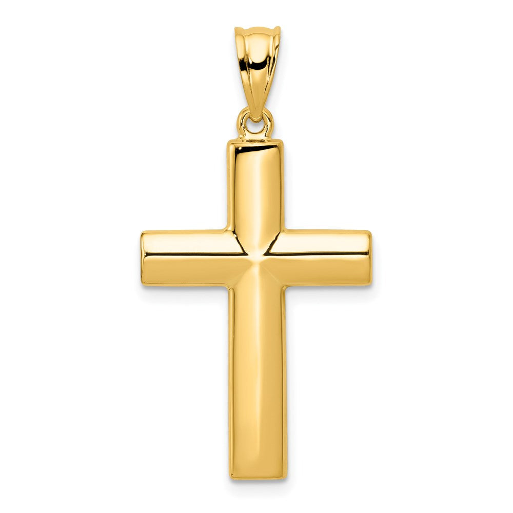 14k Hollow Cross Pendant