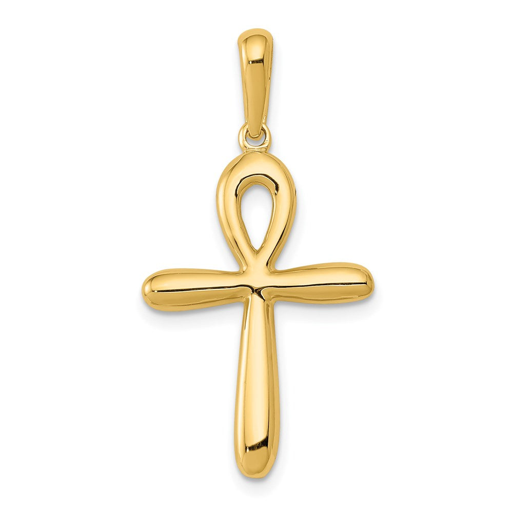 14k Ankh Cross Pendant