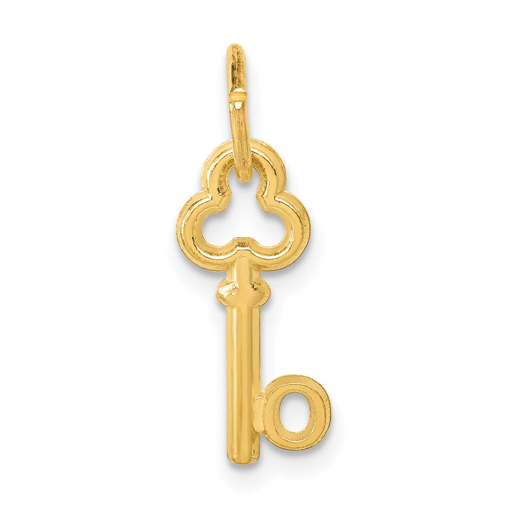 14k Key Letter O Initial Charm