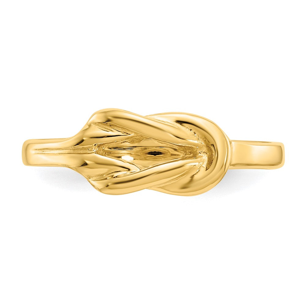 14K Freeform Knot Ring