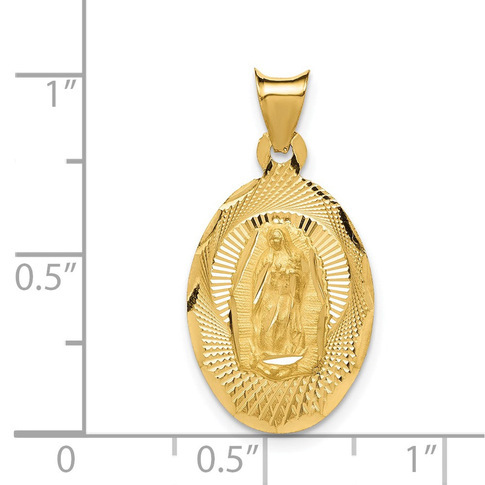 14k Our Lady of Guadalupe Pendant