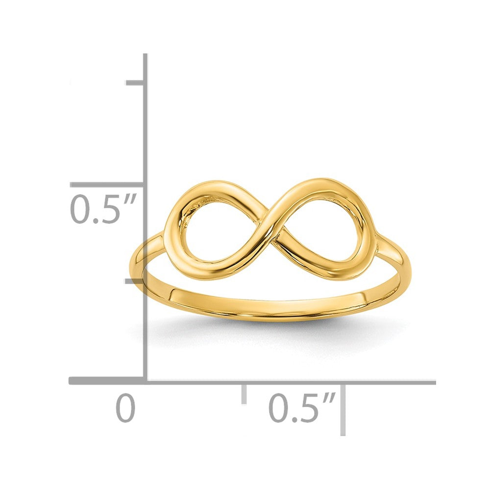 14k Polished Infinity Ring