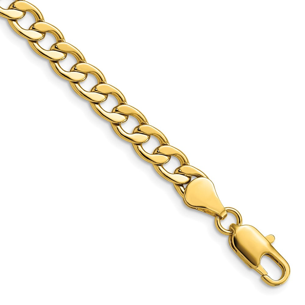 Kelly Waters Gold-plated 5.5mm Curb 18 inch Chain Necklace