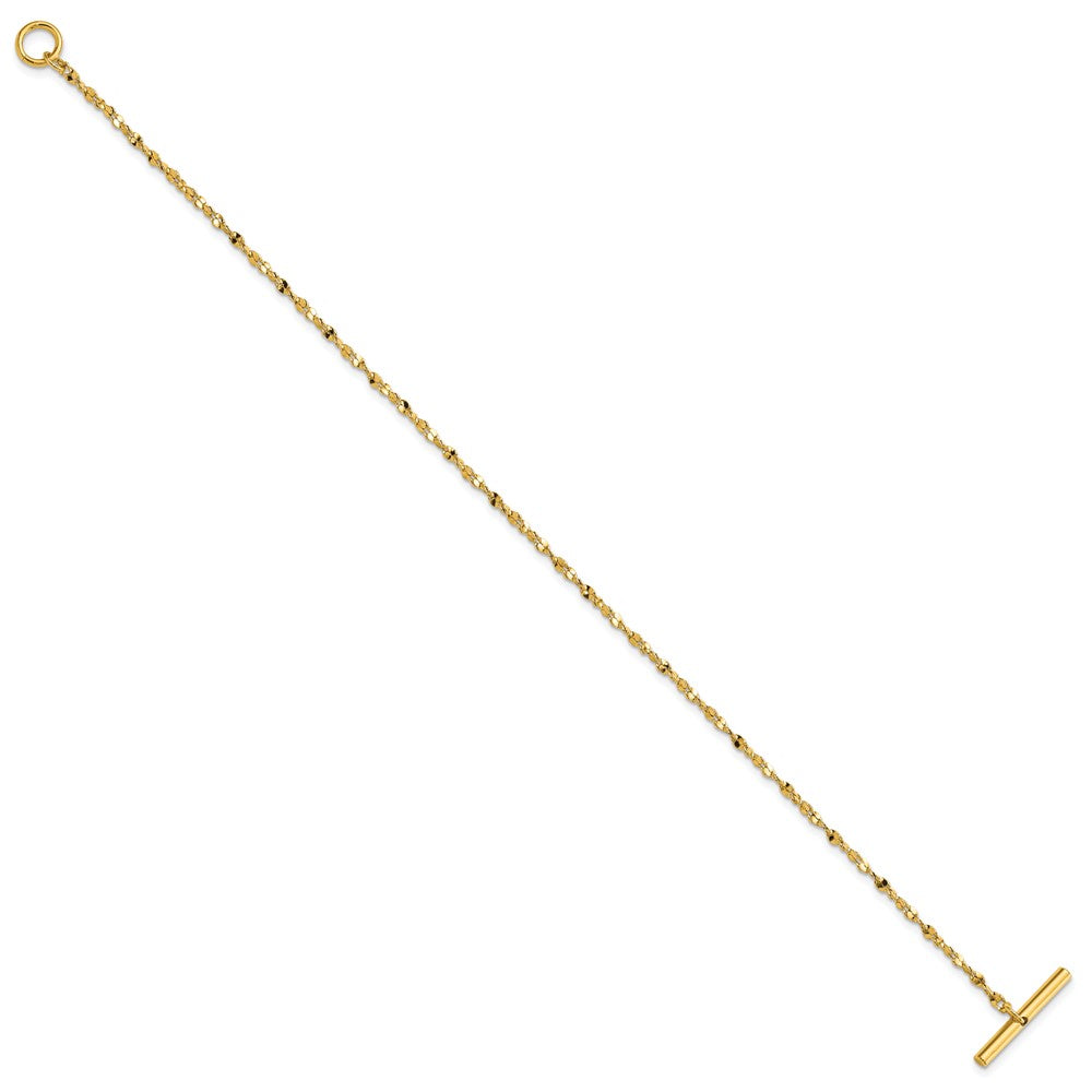 Kelly Waters Gold-plated Nugget Tie Chain