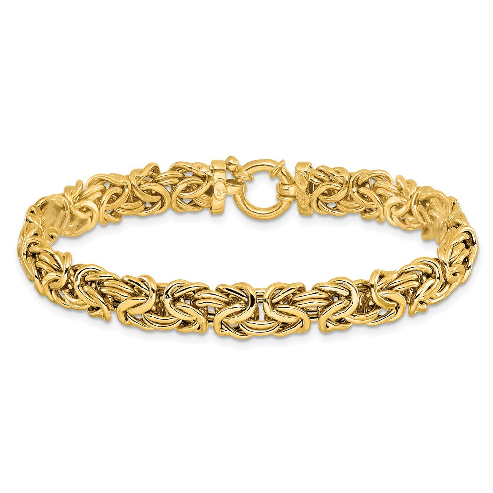 14K Polished Fancy Link Bracelet