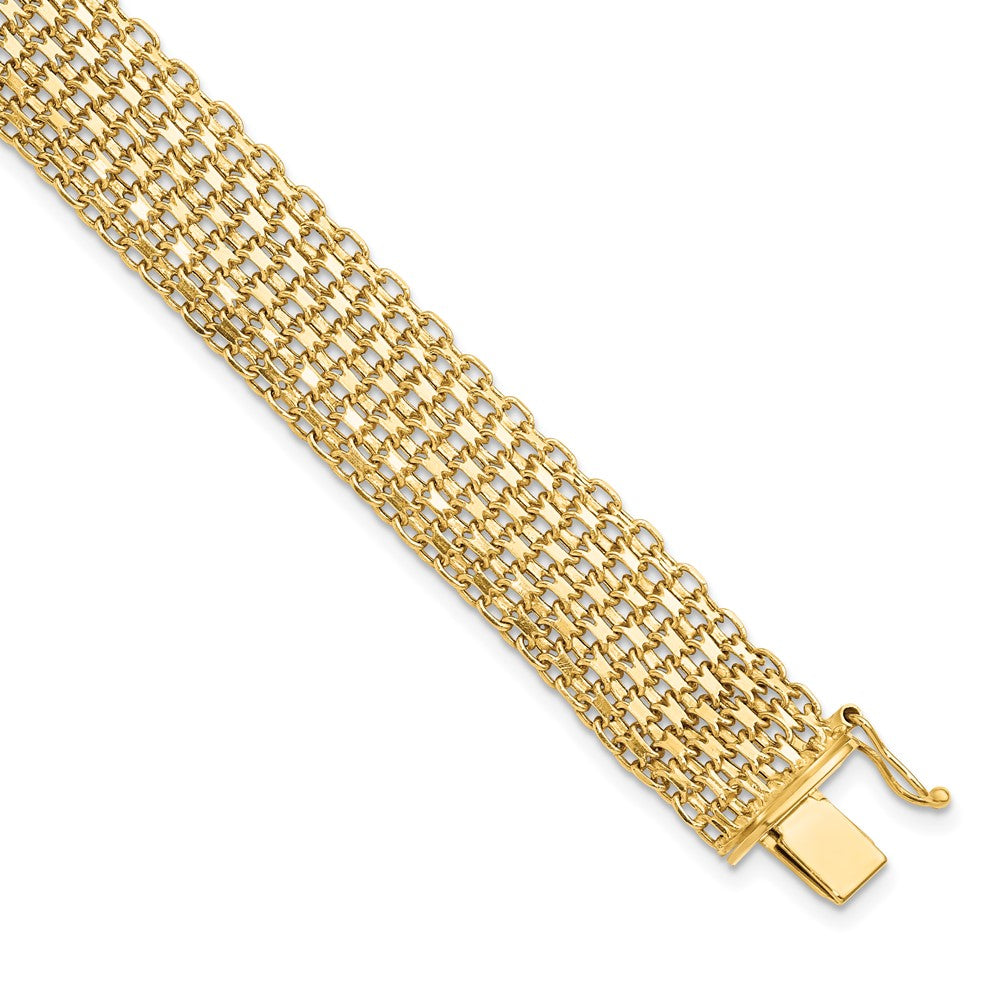 14K Polished Bracelet