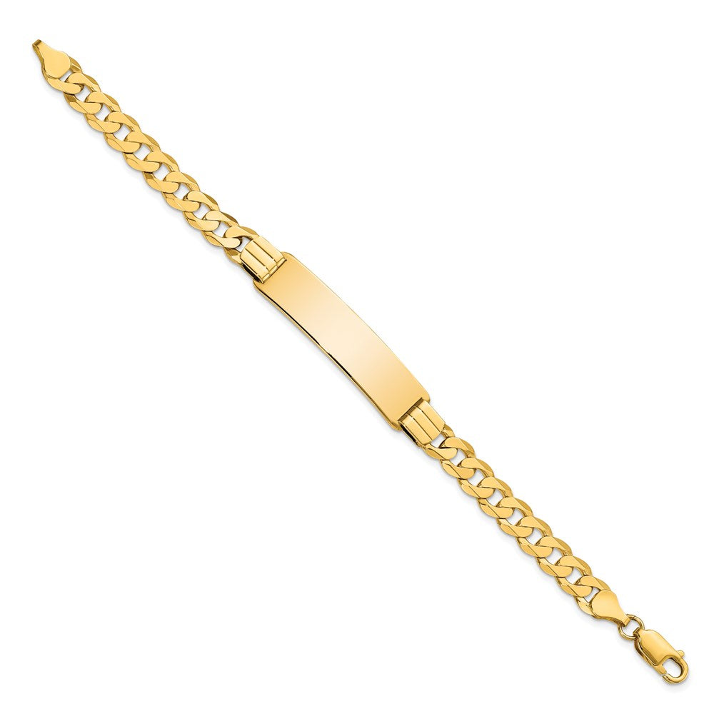 14K Curb Link ID Bracelet