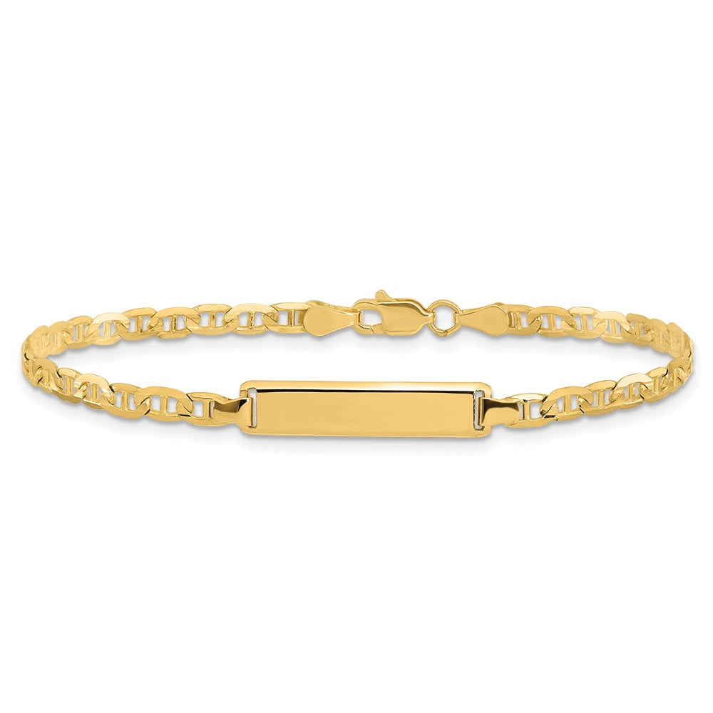 14k Anchor Link ID Bracelet