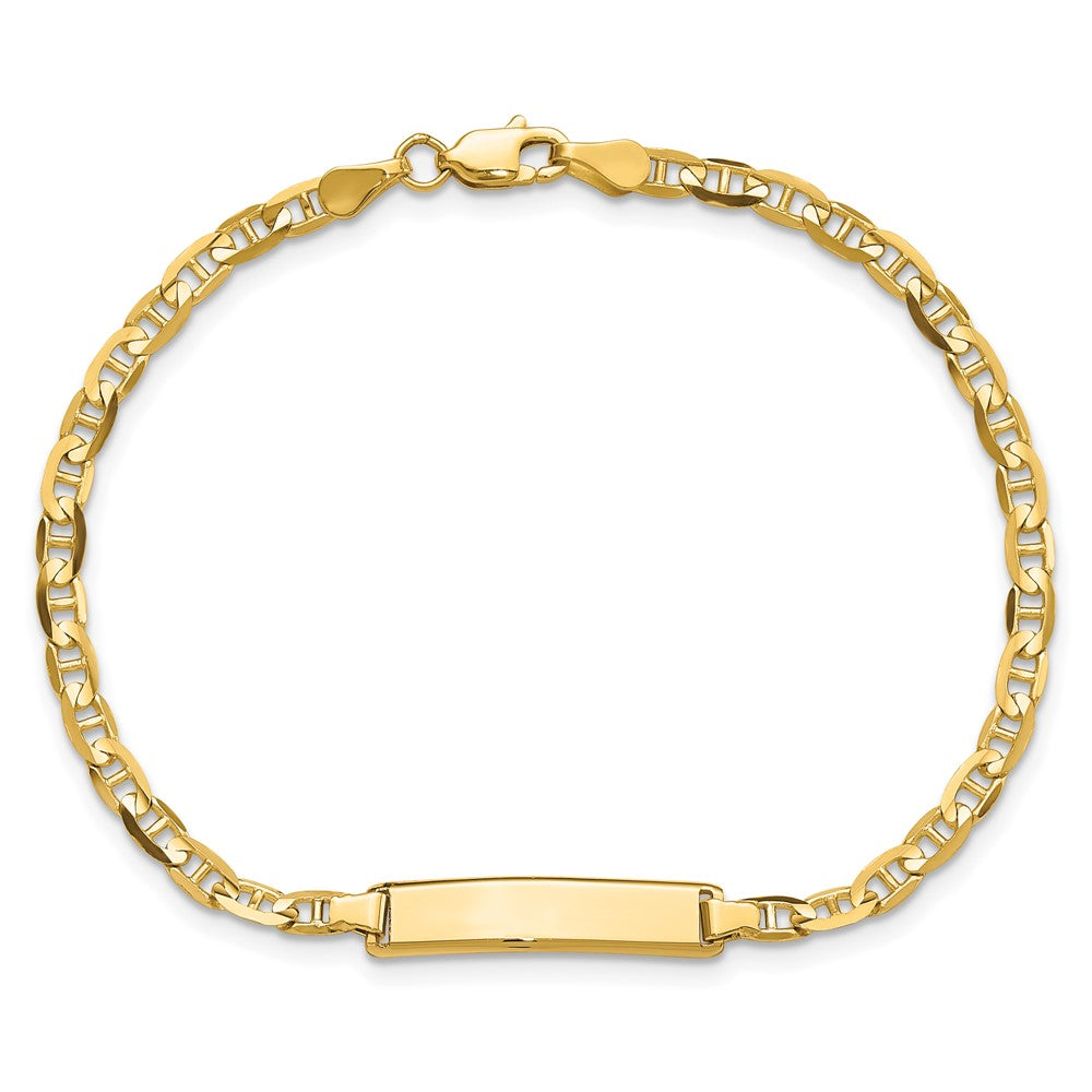 14k Anchor Link ID Bracelet