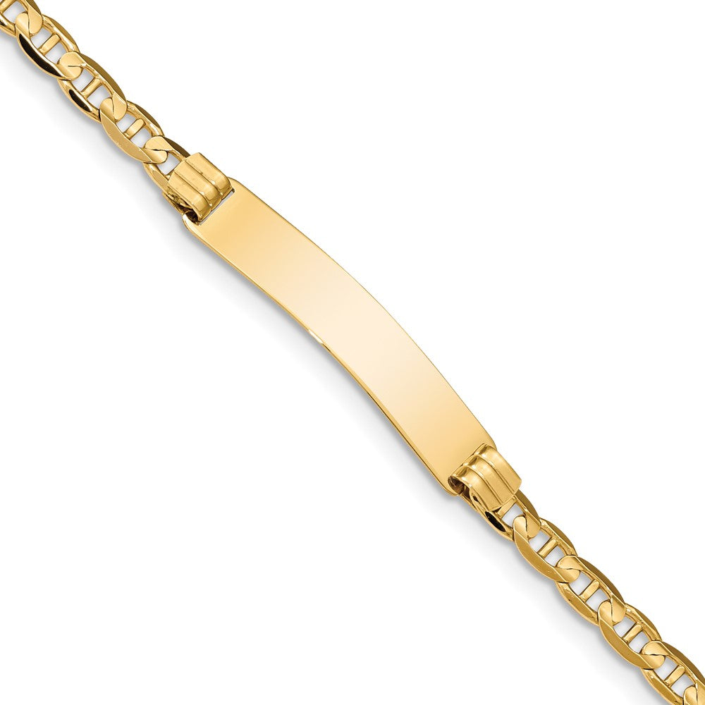 14k Anchor Link ID Bracelet