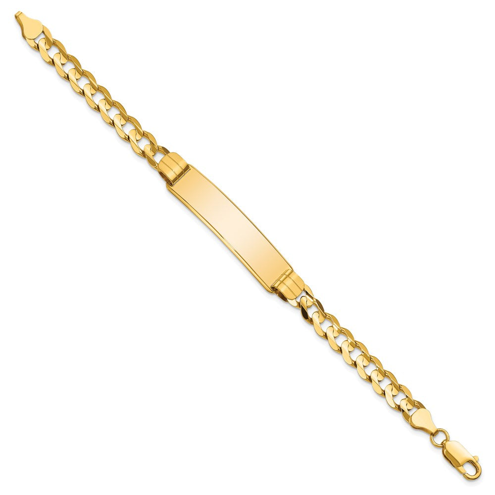 14k Curb Link ID Bracelet