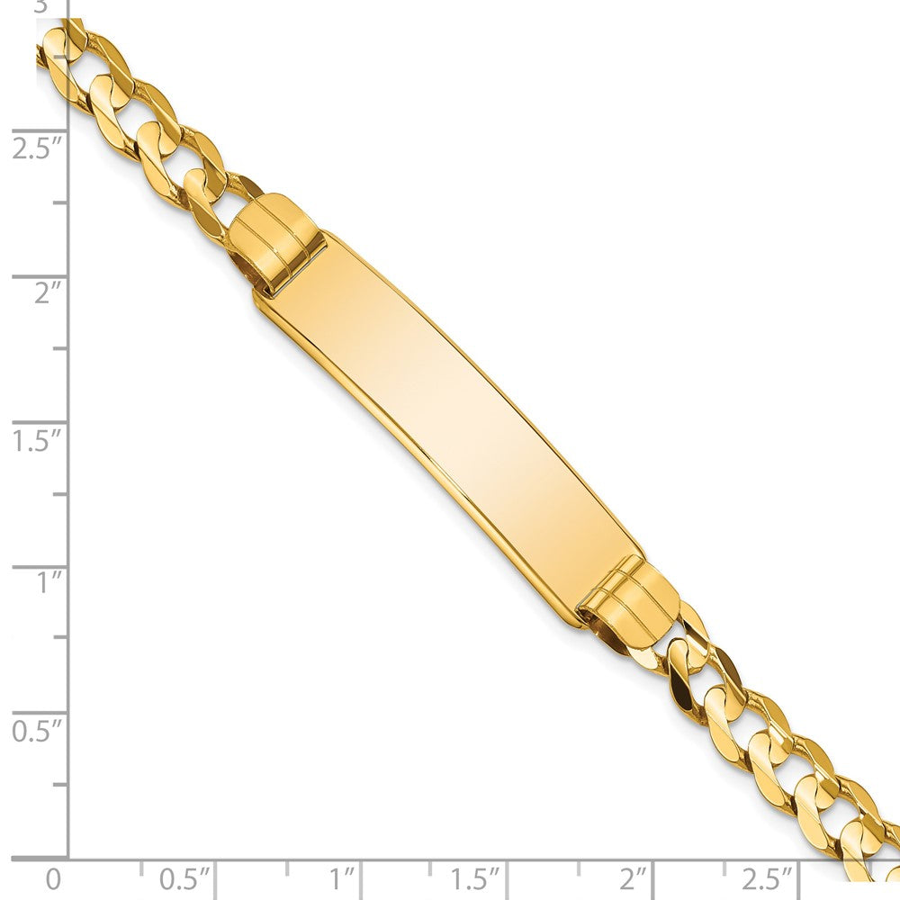 14k Curb Link ID Bracelet