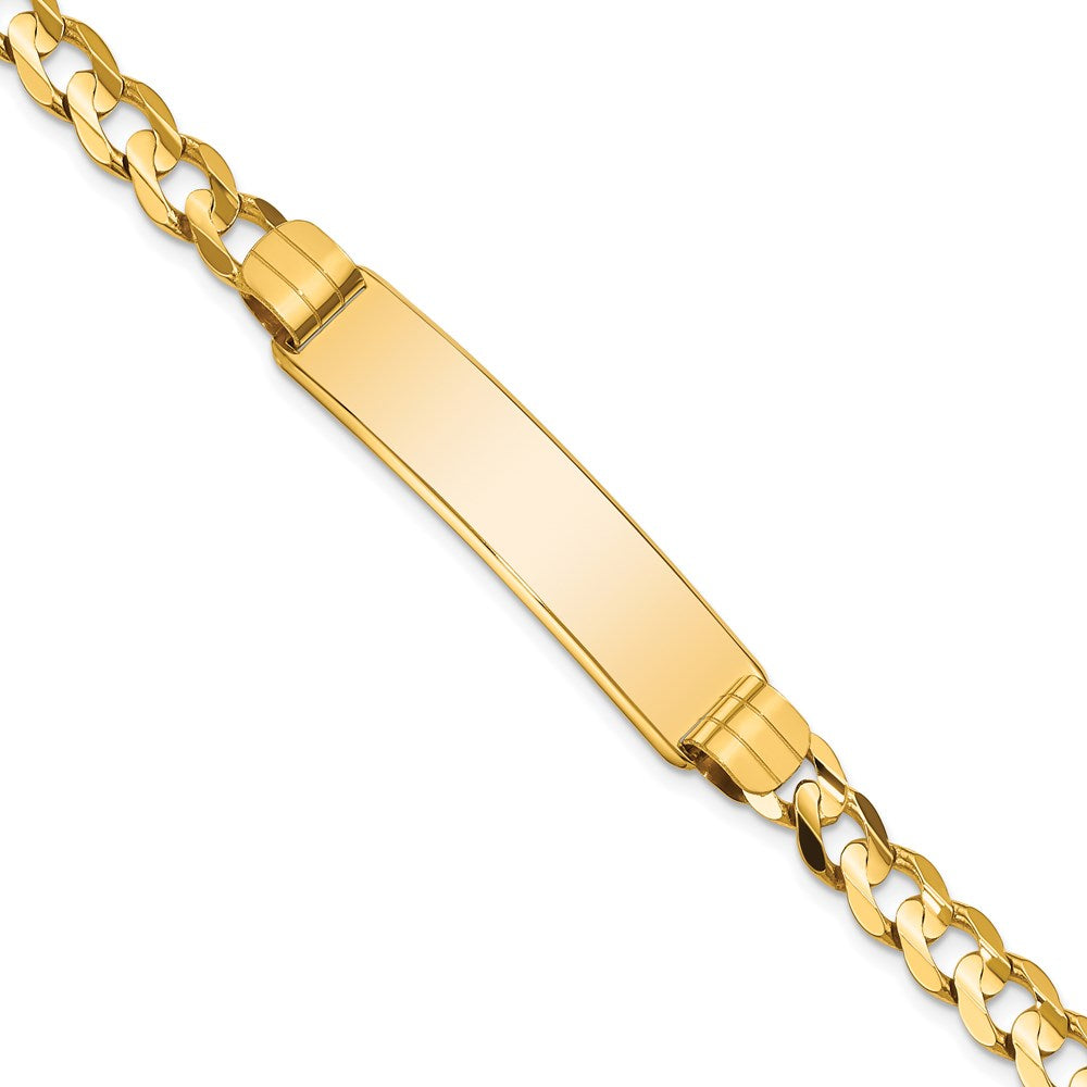 14k Curb Link ID Bracelet