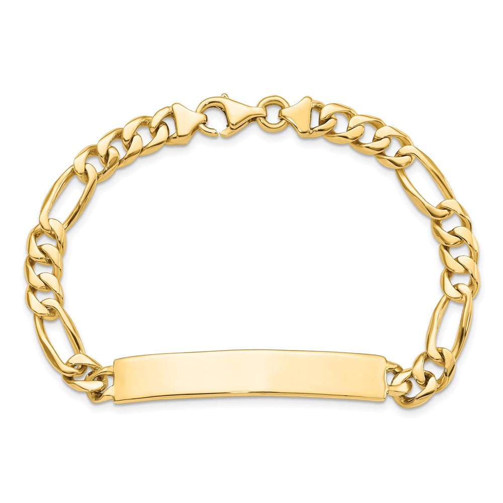 14k Figaro ID Bracelet