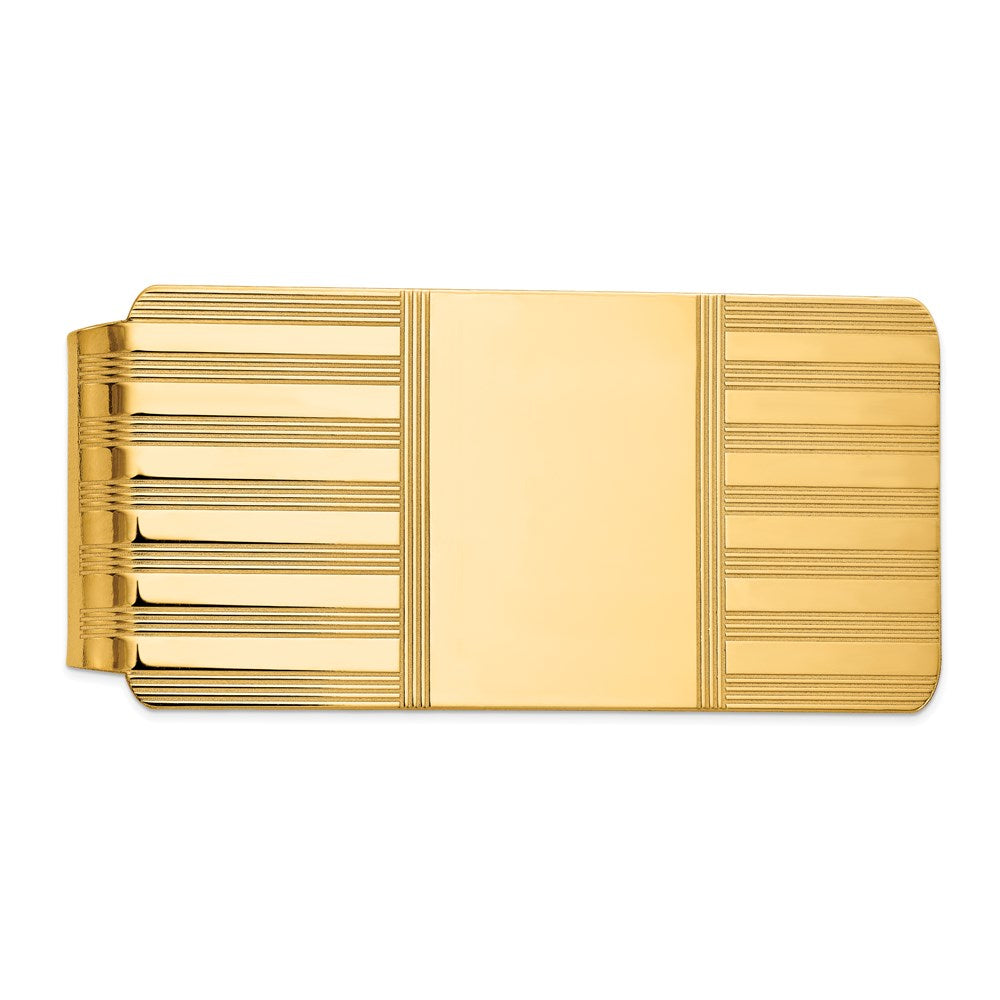 14k Men's Polished Money Clip