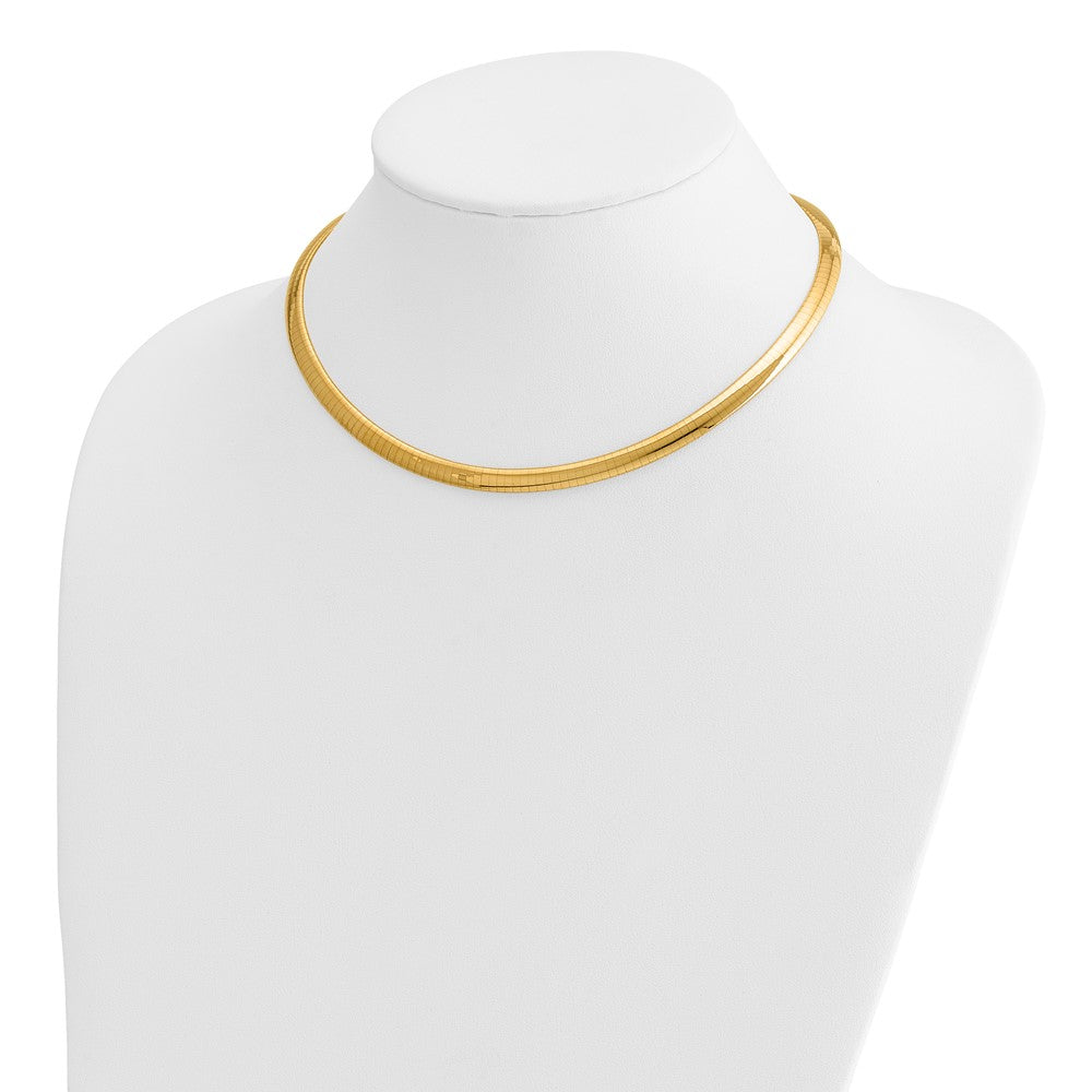 14k 6mm Lightweight Omega Necklace