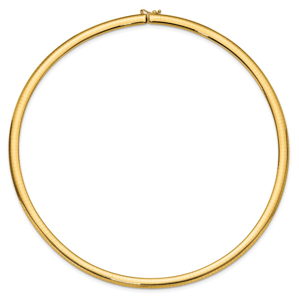 14k 6mm Lightweight Omega Necklace