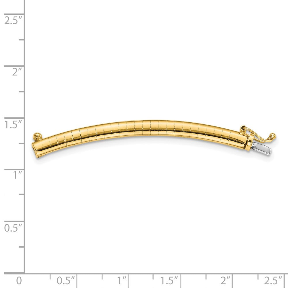 14k 4mm Omega Extender for Necklace