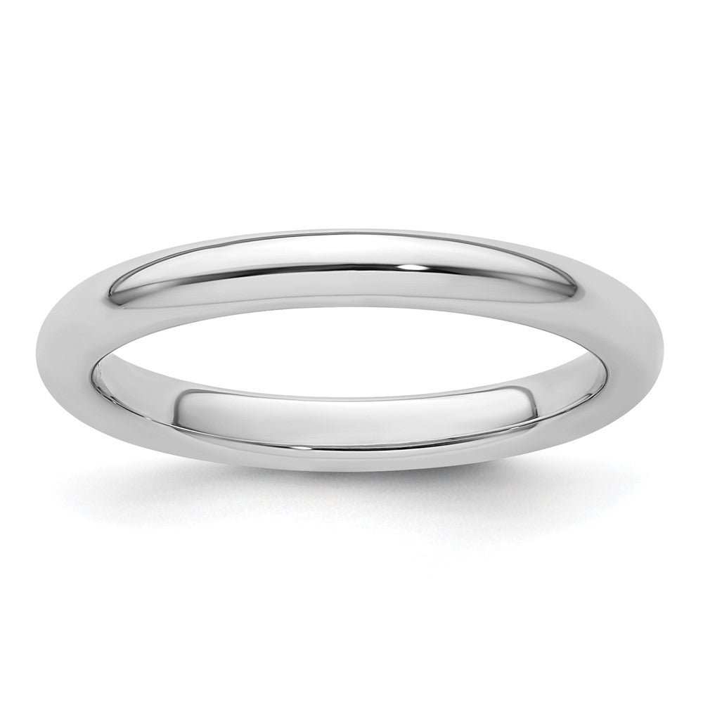 Platinum 2.5mm Comfort-Fit Wedding Band Size 4.5