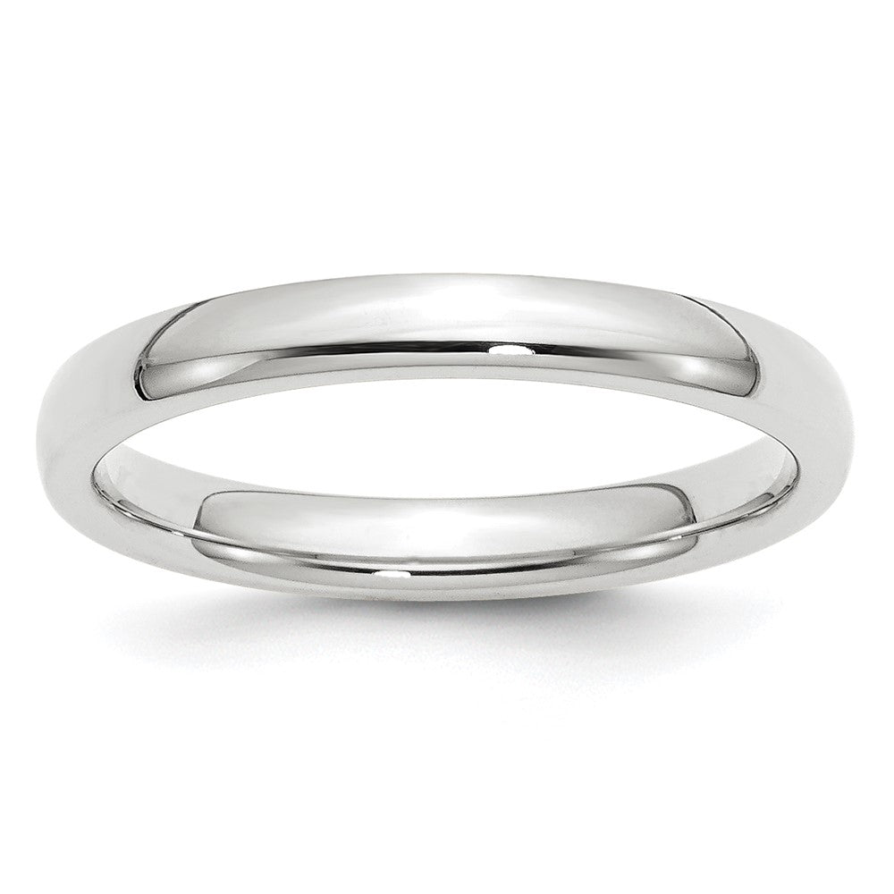 Platinum 3mm Comfort-Fit Wedding Band Size 5