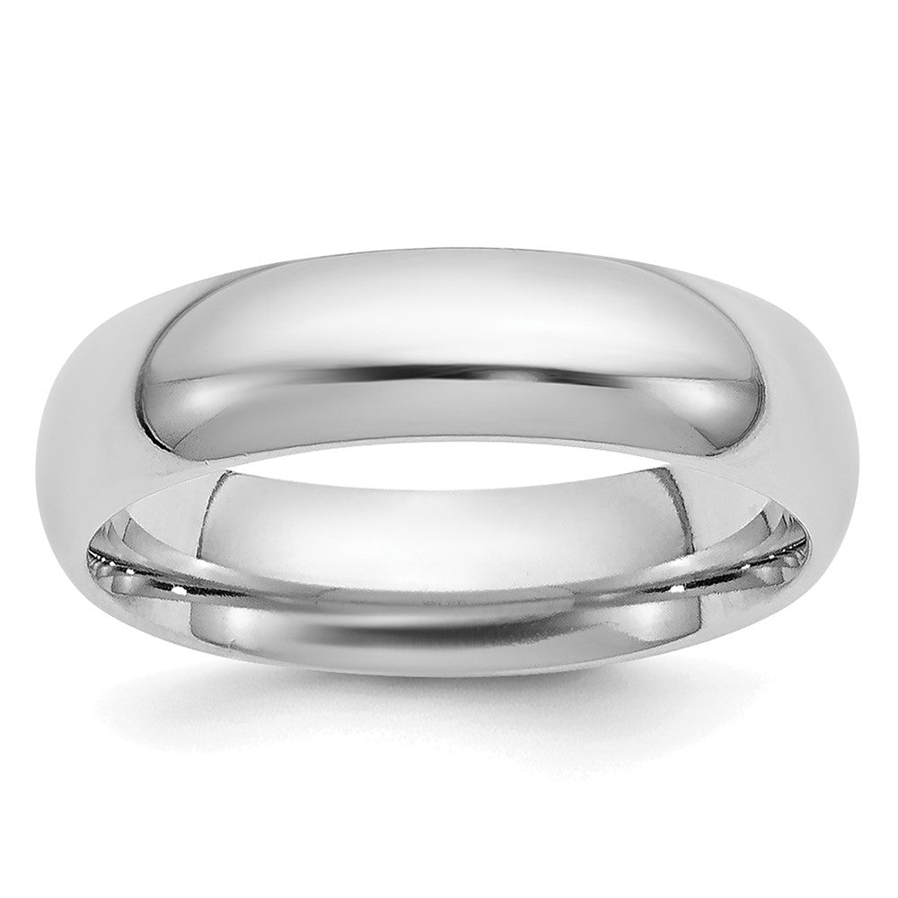 Platinum 5mm Comfort-Fit Wedding Band Size 11