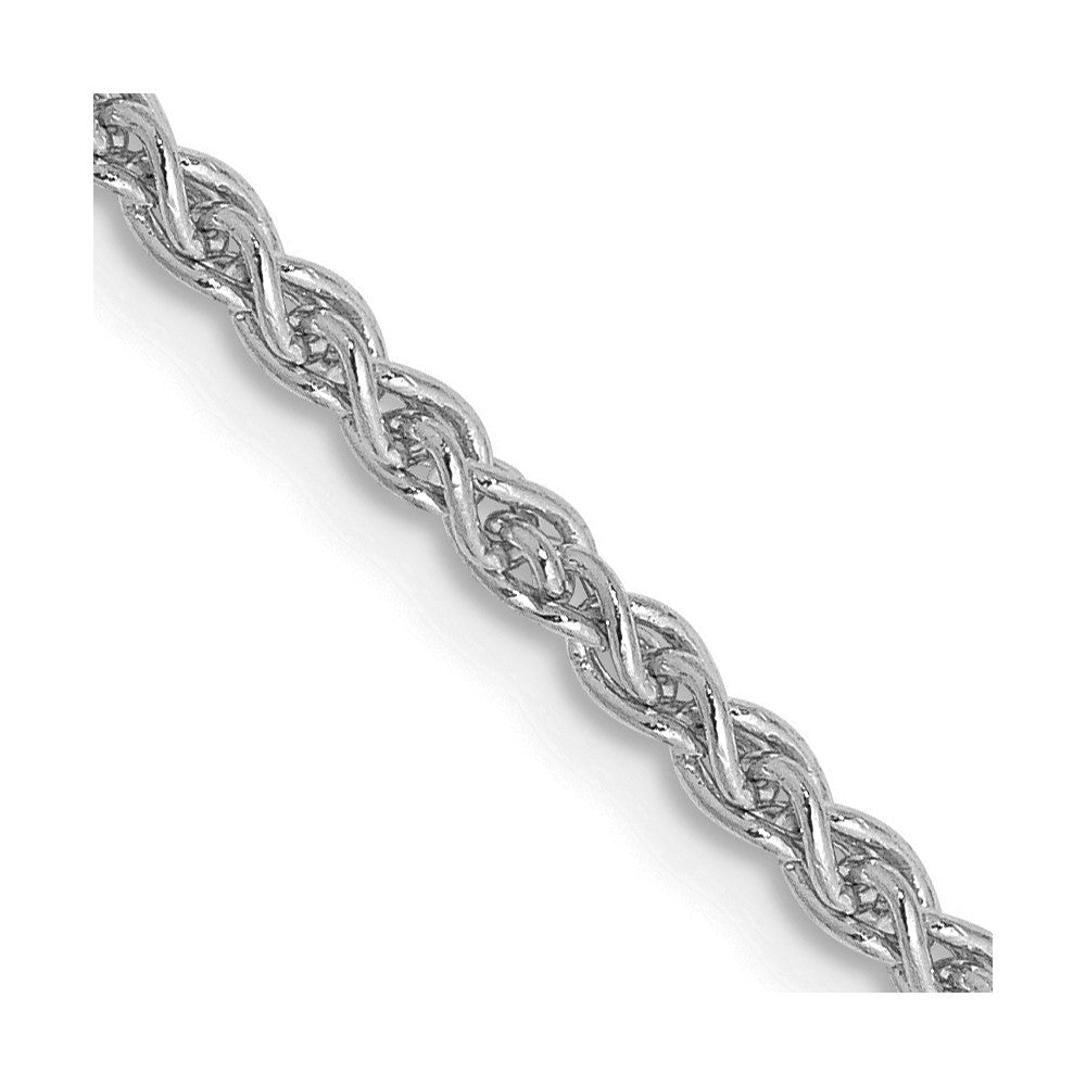 14K White Gold 20 inch 2.1mm Spiga with Lobster Clasp Chain