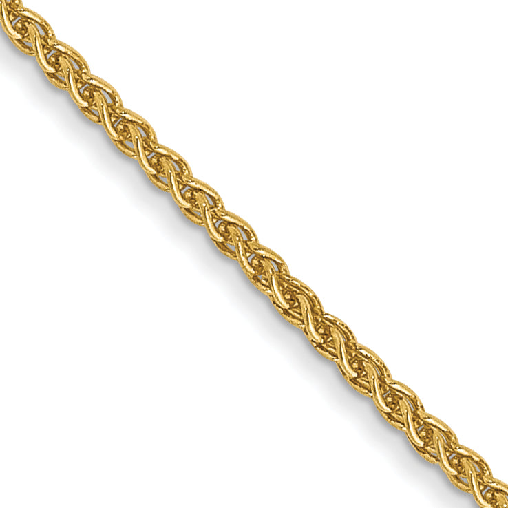 14K 16 inch 1.05mm Spiga with Lobster Clasp Chain