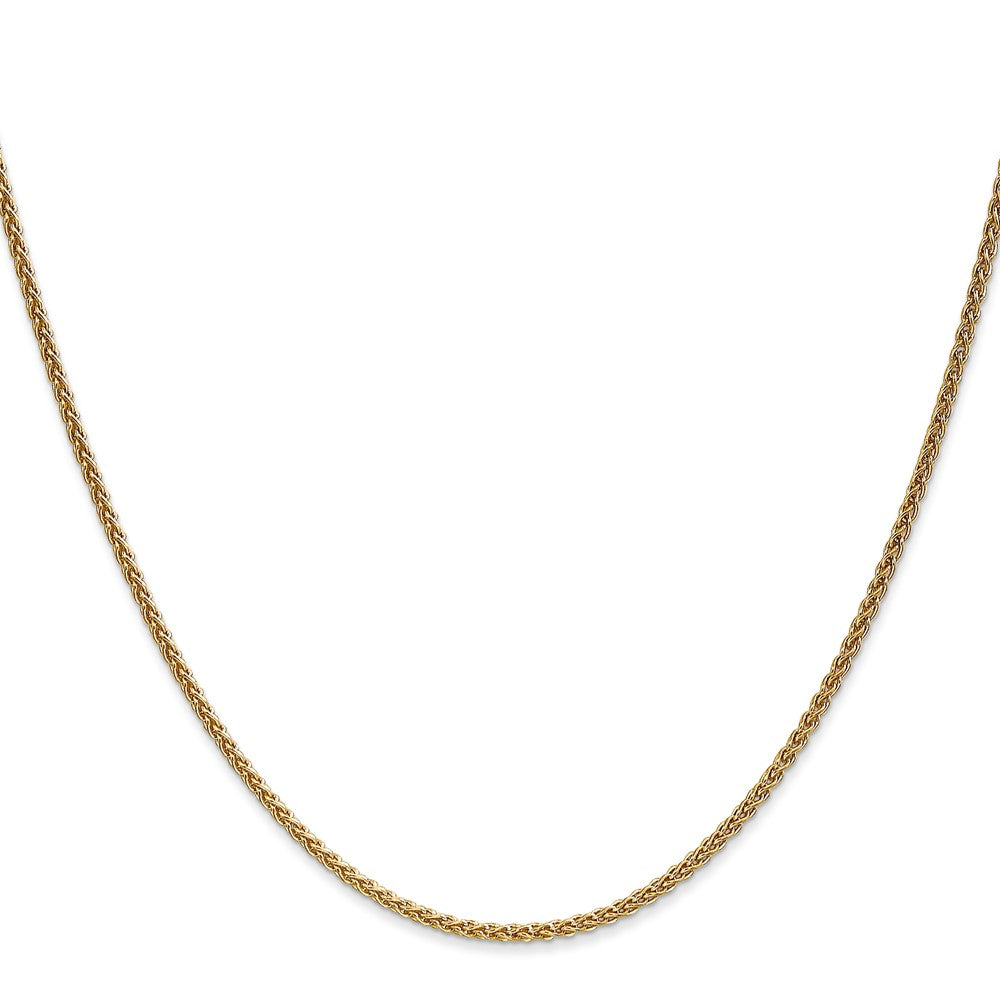 14K 24 inch 1.7mm Spiga with Lobster Clasp Chain