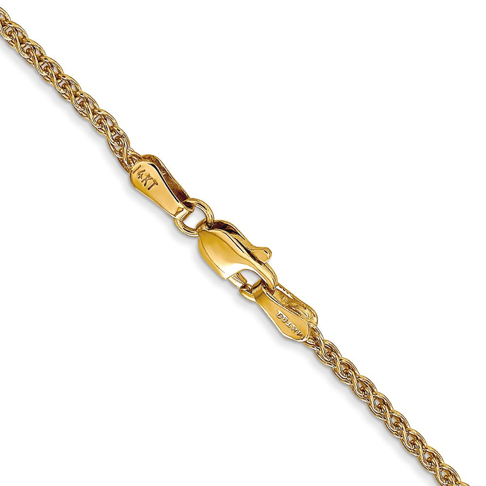 14K 24 inch 1.7mm Spiga with Lobster Clasp Chain